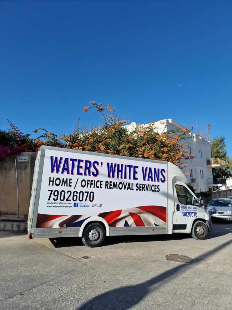 Waters' White Vans